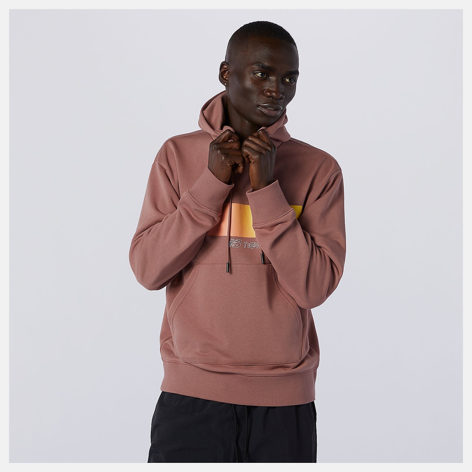 NB Sport Style Optiks Hoodie | New Balance Clothing Red - Men