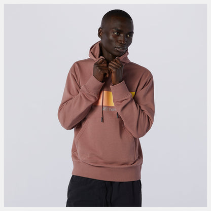 NB Sport Style Optiks Hoodie | New Balance Clothing Red - Men