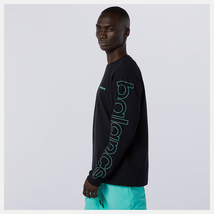 NB Sport Style Optiks Longsleeve Tee | New Balance Clothing Black - Men