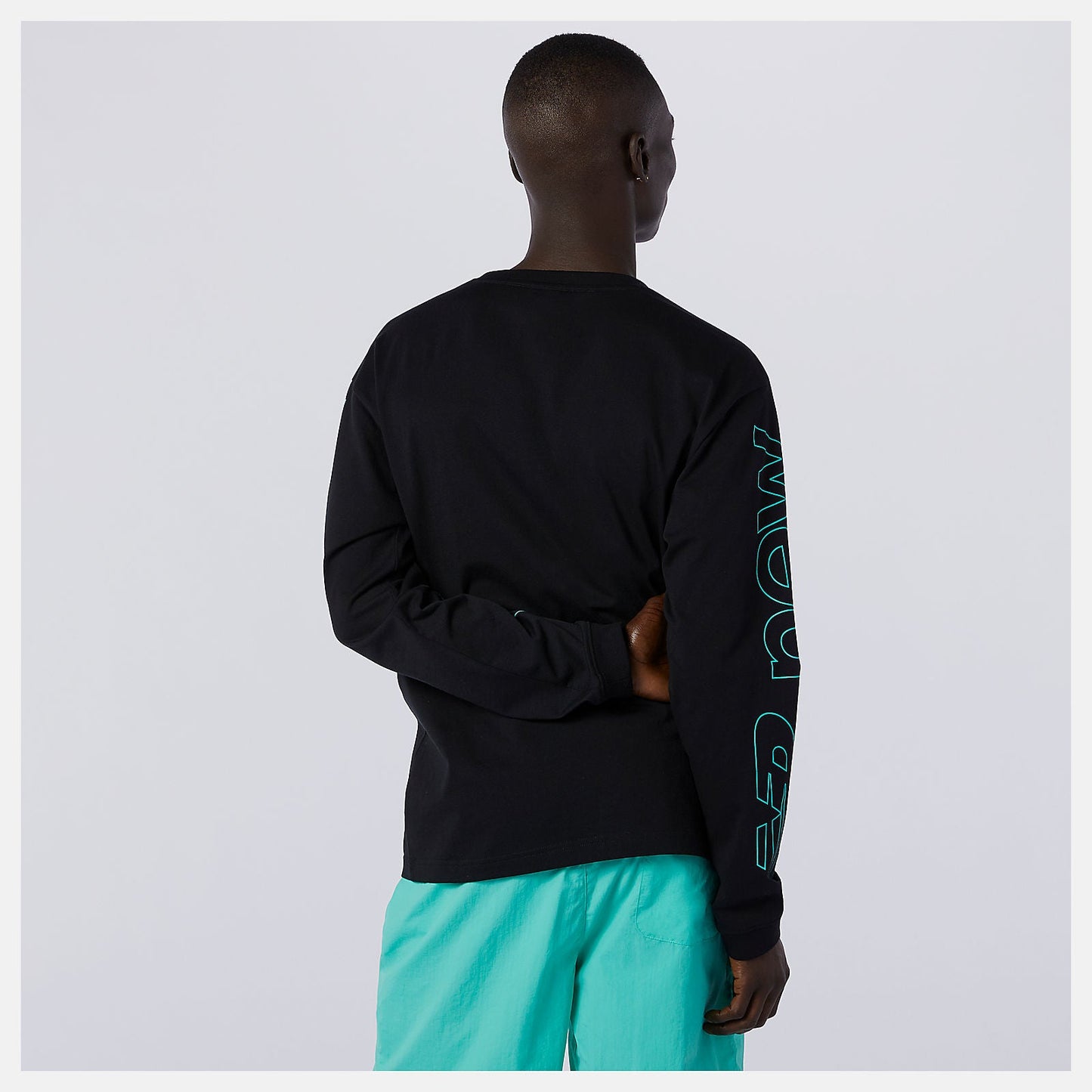 NB Sport Style Optiks Longsleeve Tee | New Balance Clothing Black - Men