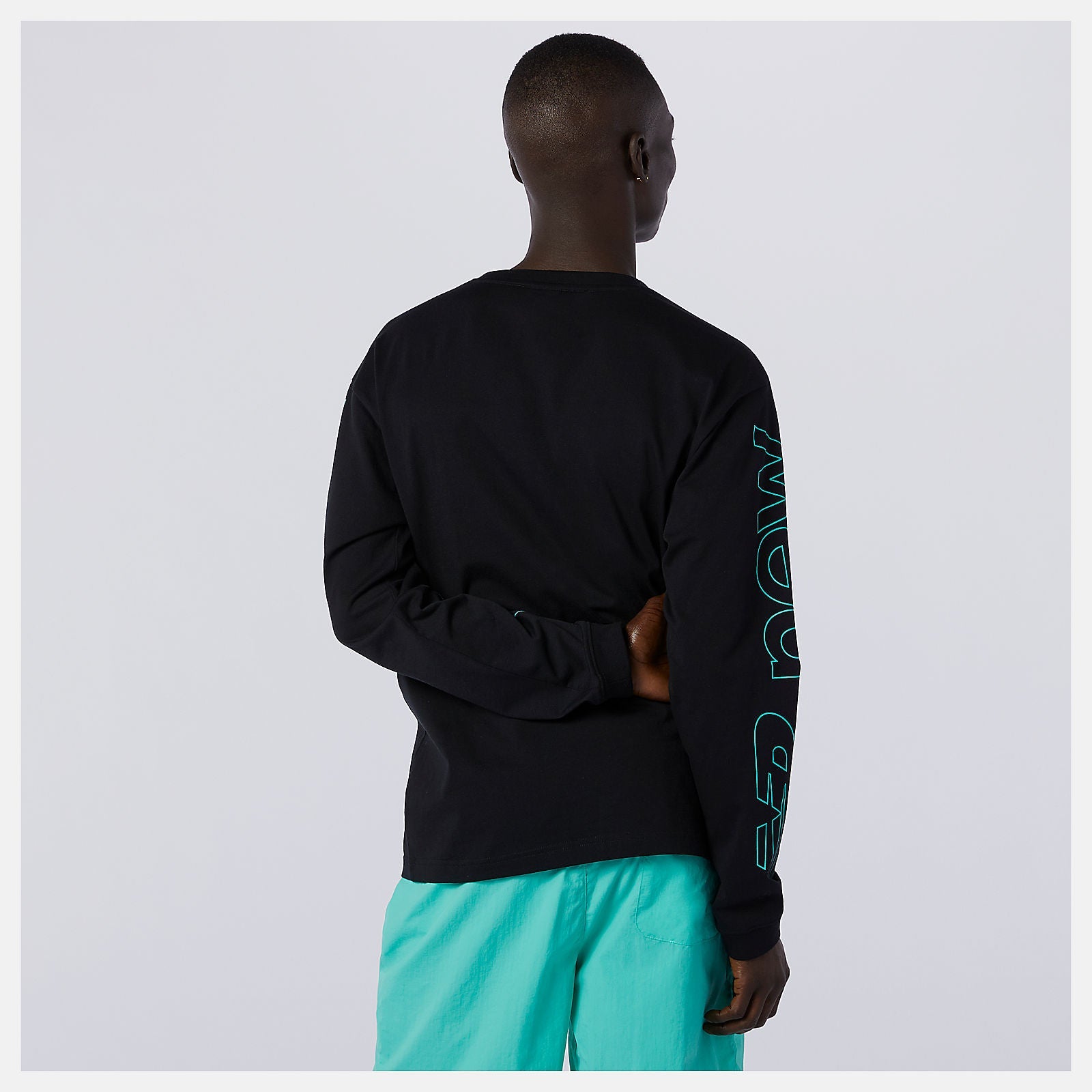 NB Sport Style Optiks Longsleeve Tee | New Balance Clothing Black - Men