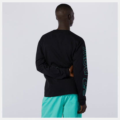 NB Sport Style Optiks Longsleeve Tee | New Balance Clothing Black - Men