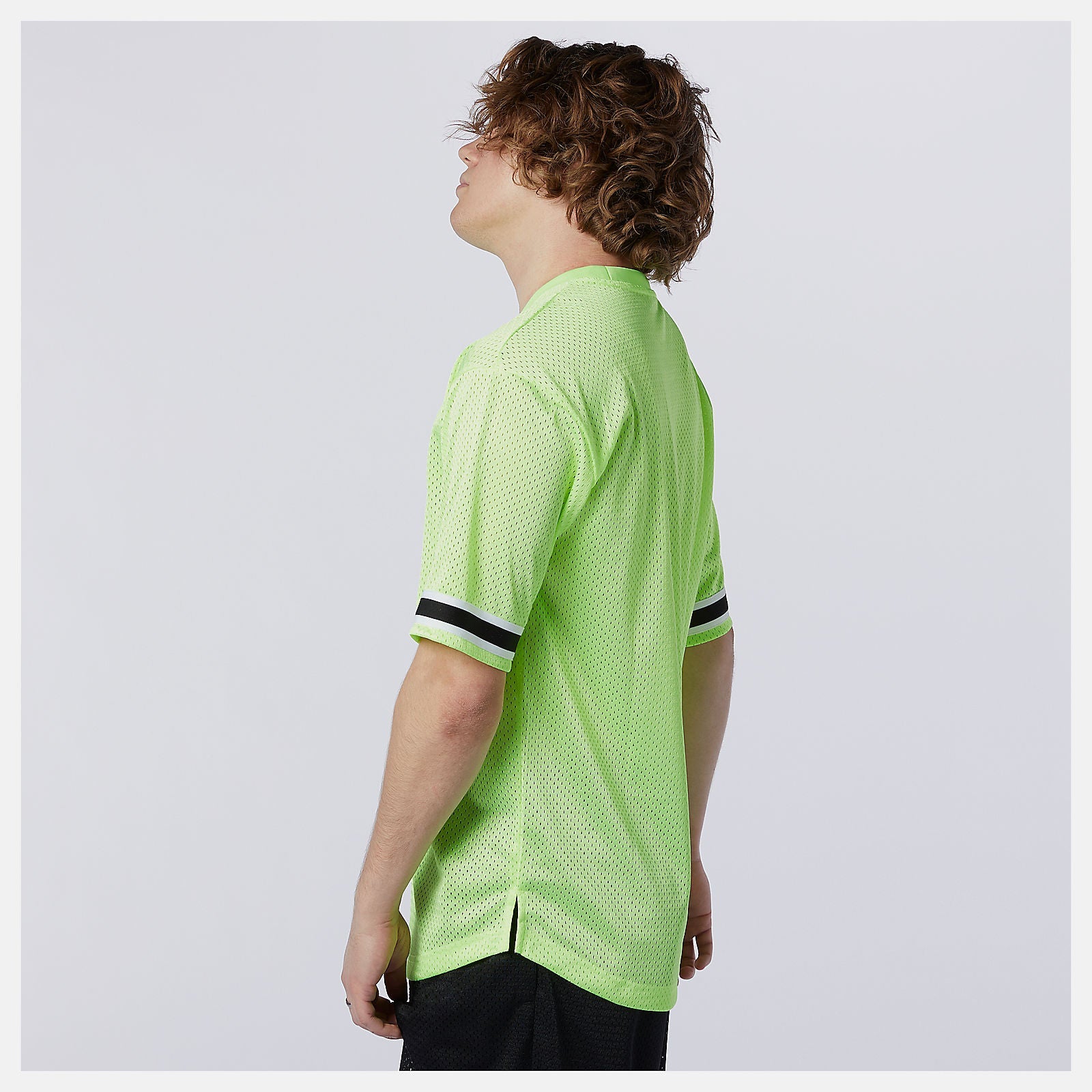 NB Athletics Psy Varsity Mesh Tee | New Balance Clothing Bleached Lime Glo - Men