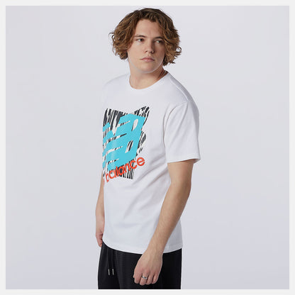 NB Athletics Oversized NB Tee | New Balance Clothing White - Men