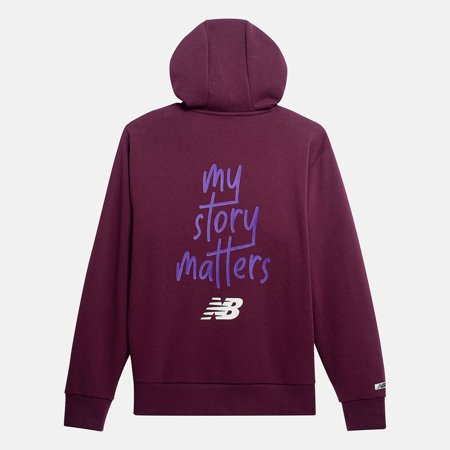 My Story Matters Hoodie | New Balance Clothing NB Burgundy - Men