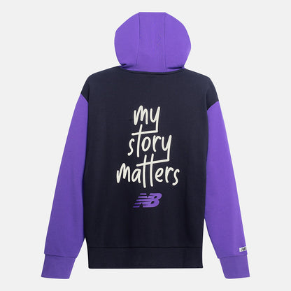 My Story Matters Hoodie | New Balance Clothing Prism Purple - Men
