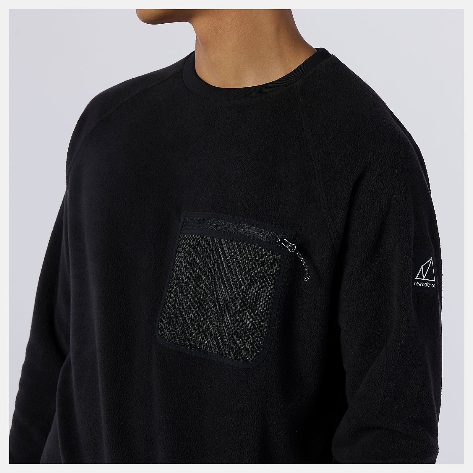 NB All Terrain Pocket Crew | New Balance Clothing Black - Men