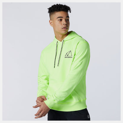 NB All Terrain Hoodie | New Balance Clothing Bleached Lime Glo - Men