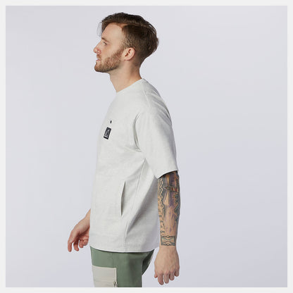NB All Terrain Pocket Tee | New Balance Clothing Sea Salt Heather - Men