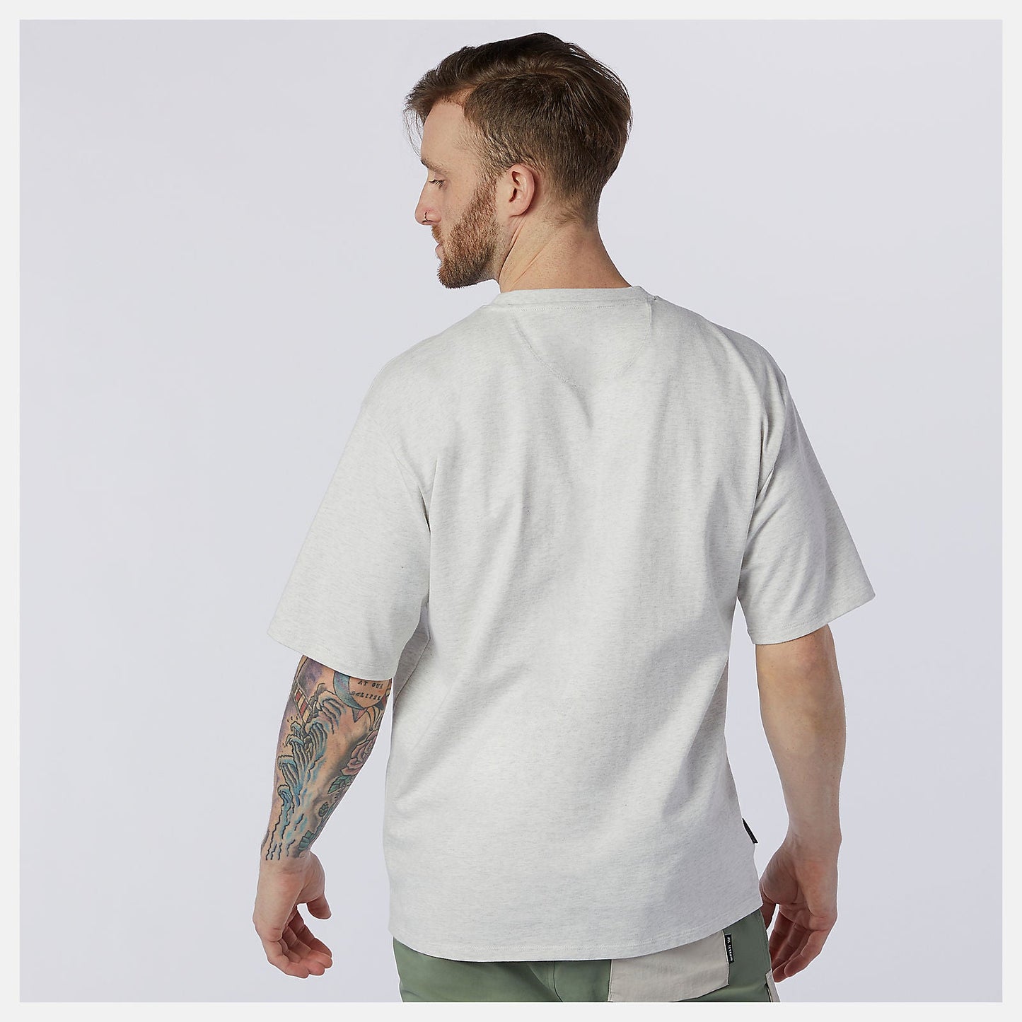 NB All Terrain Pocket Tee | New Balance Clothing Sea Salt Heather - Men