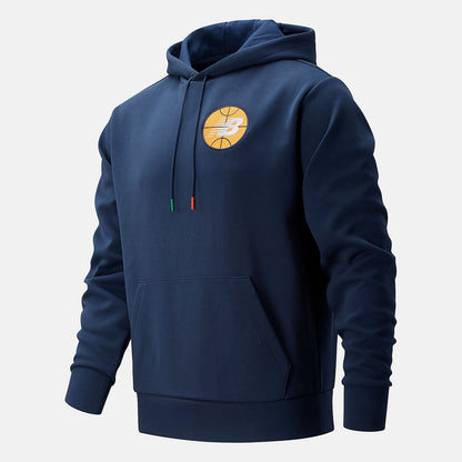 NB Basketball Colorized Court Hoodie | New Balance Clothing Natural Indigo - Men