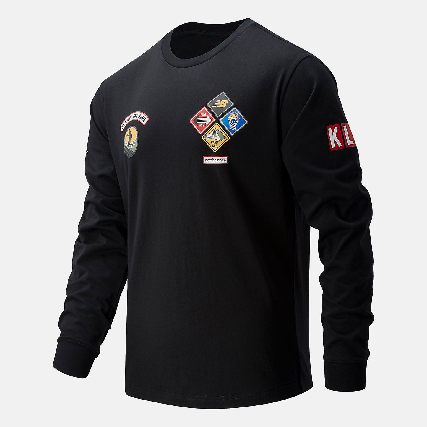 KL2 Nature of the Game Long Sleeve Graphic | New Balance Clothing Black - Men