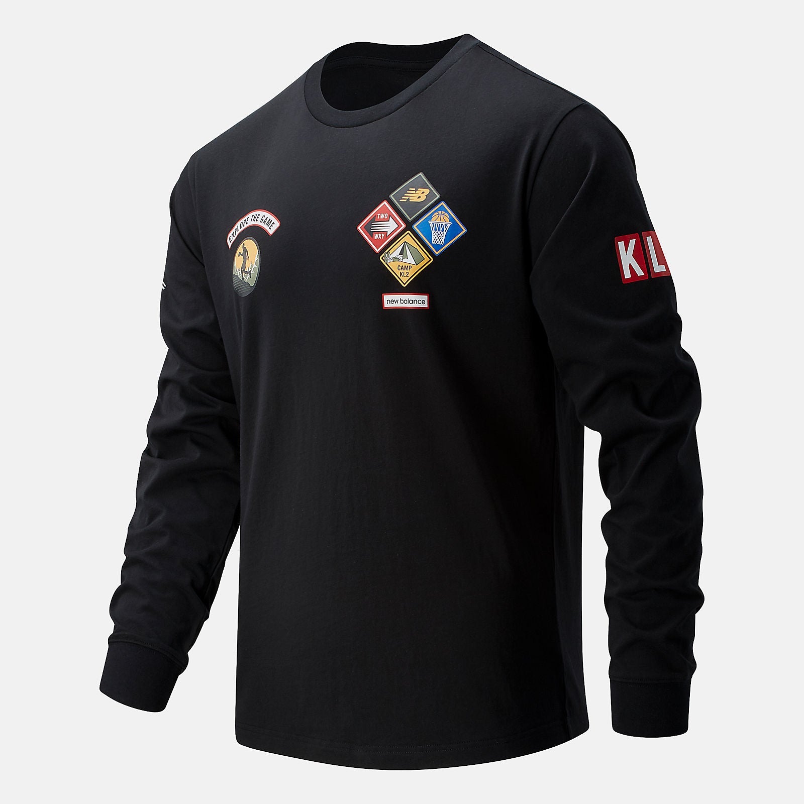 KL2 Nature of the Game Long Sleeve Graphic | New Balance Clothing Black - Men