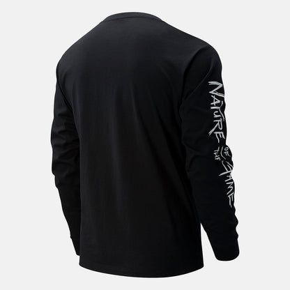 KL2 Nature of the Game Long Sleeve Graphic | New Balance Clothing Black - Men