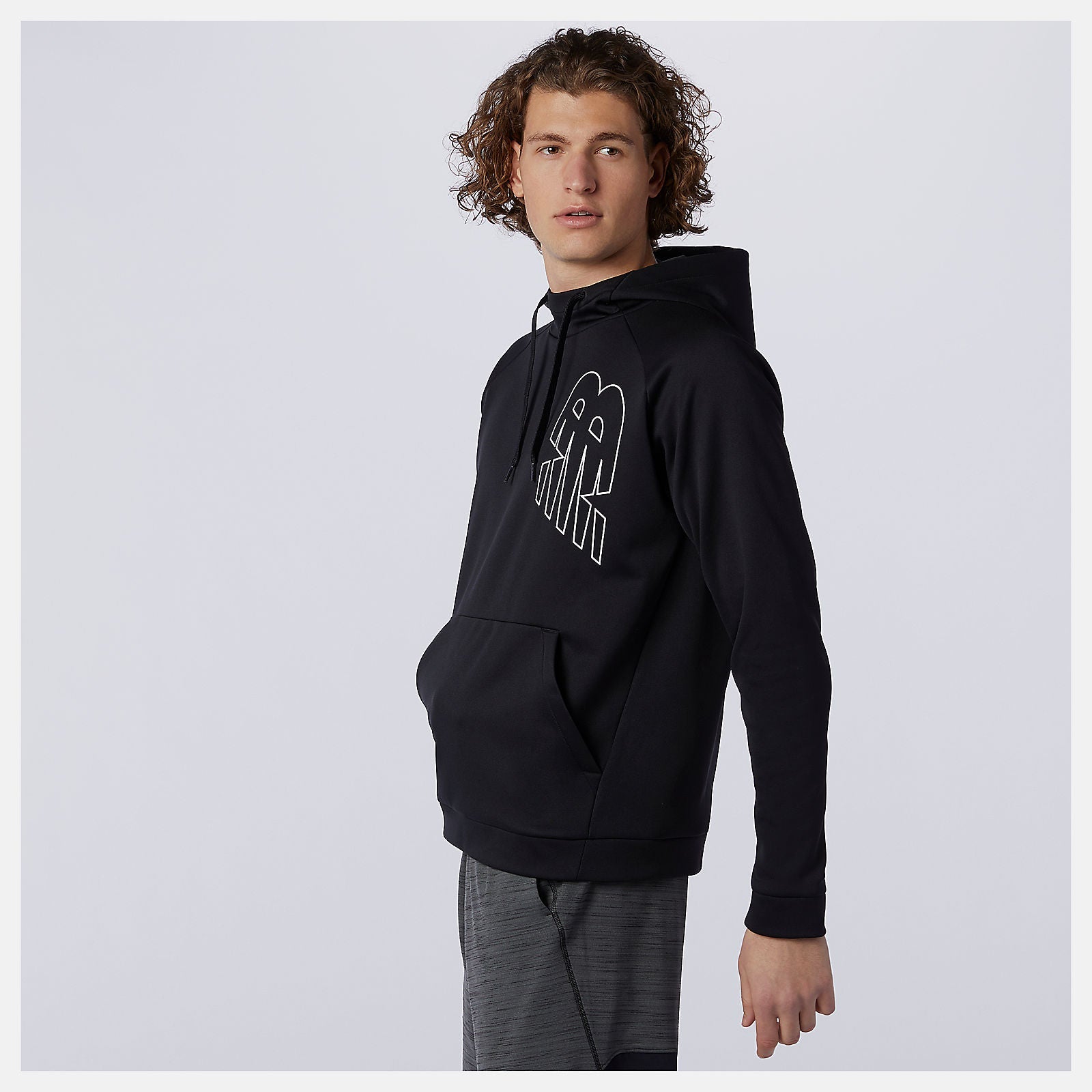 Tenacity Performance Fleece Pullover Hoodie | New Balance Clothing Black - Men