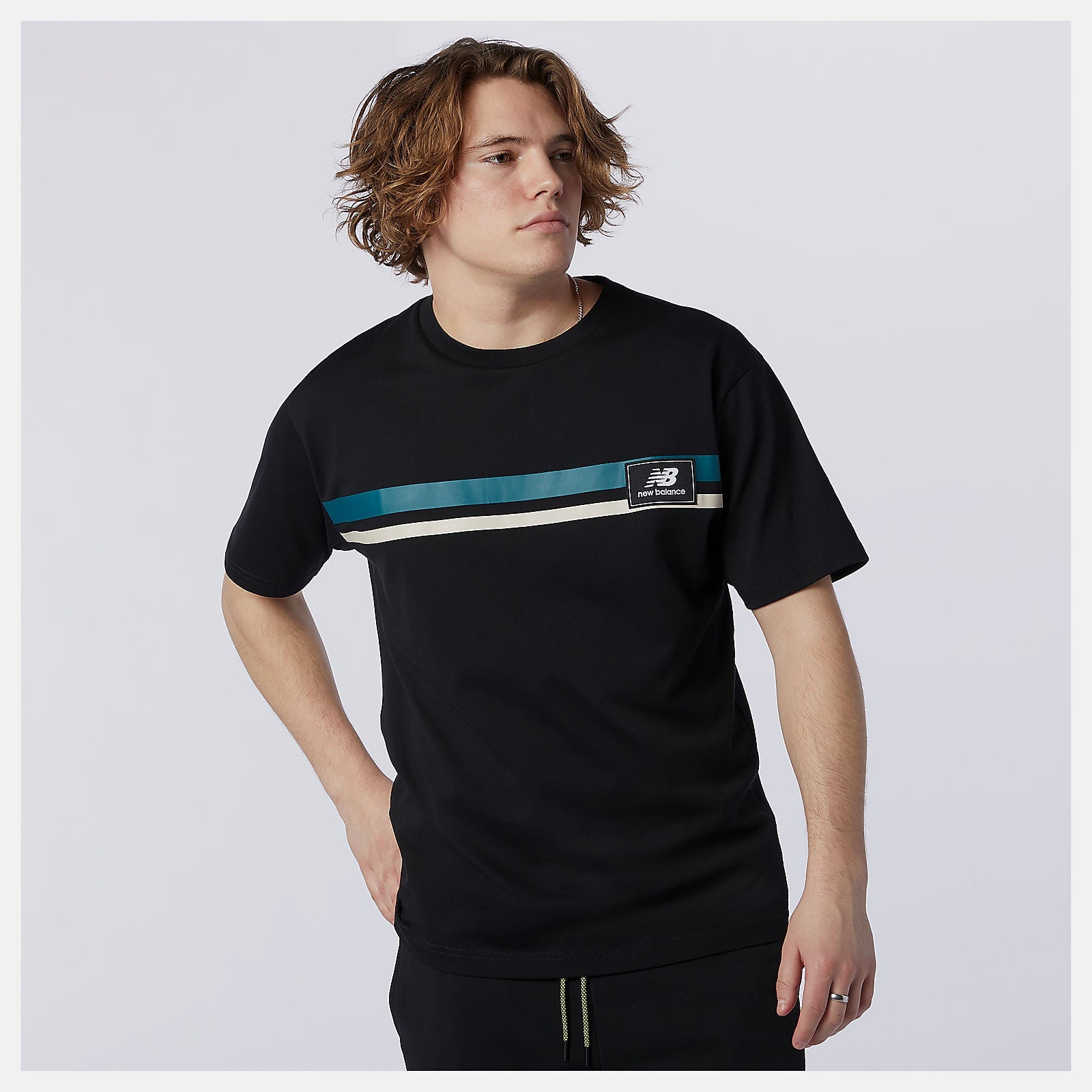NB Athletics Higher Learning Badge Tee | New Balance Clothing Black - Men