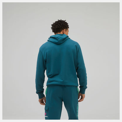 NB Athletics Clash Hoodie | New Balance Clothing Mountain Teal - Men