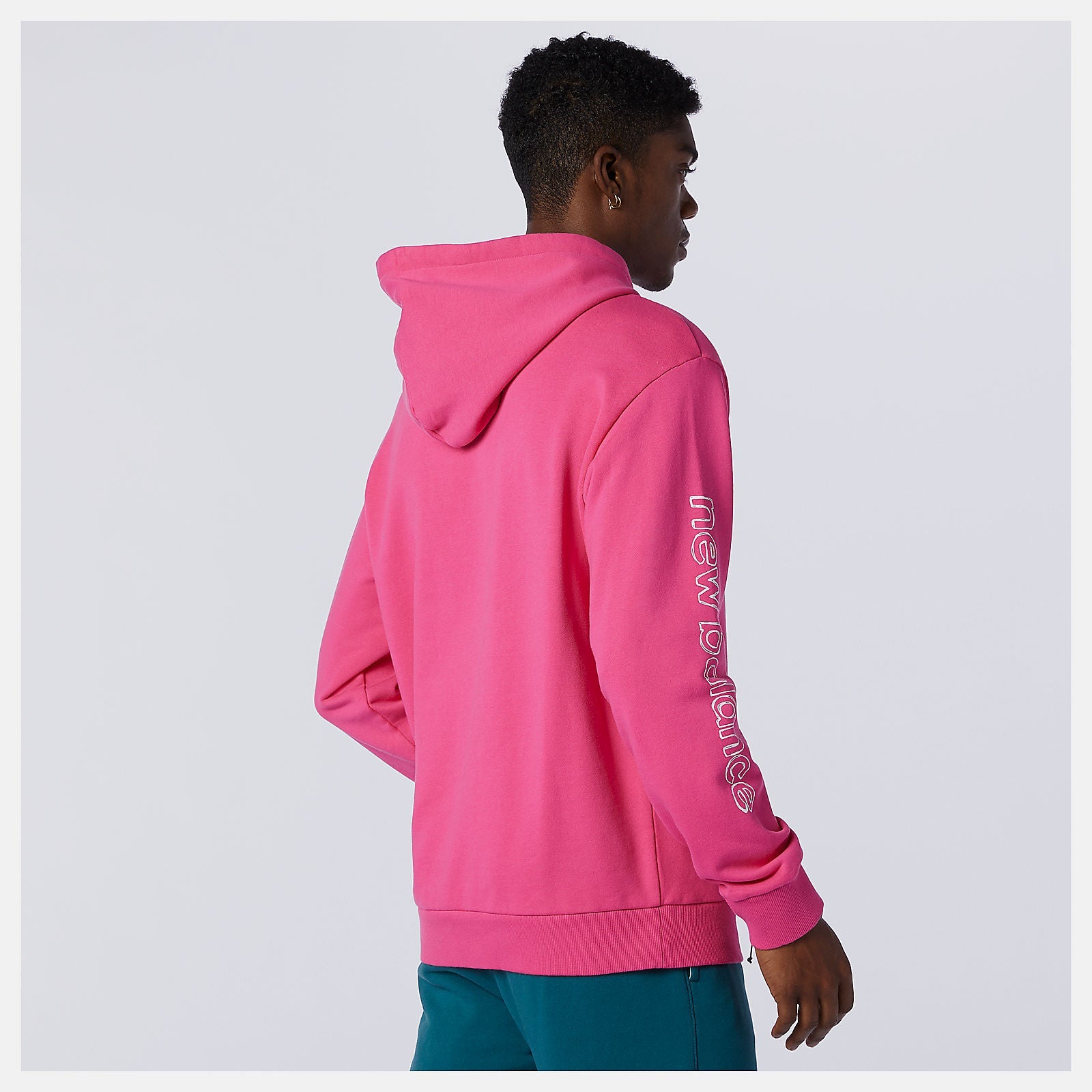 NB Athletics Clash Hoodie | New Balance Clothing Mountain Teal - Men