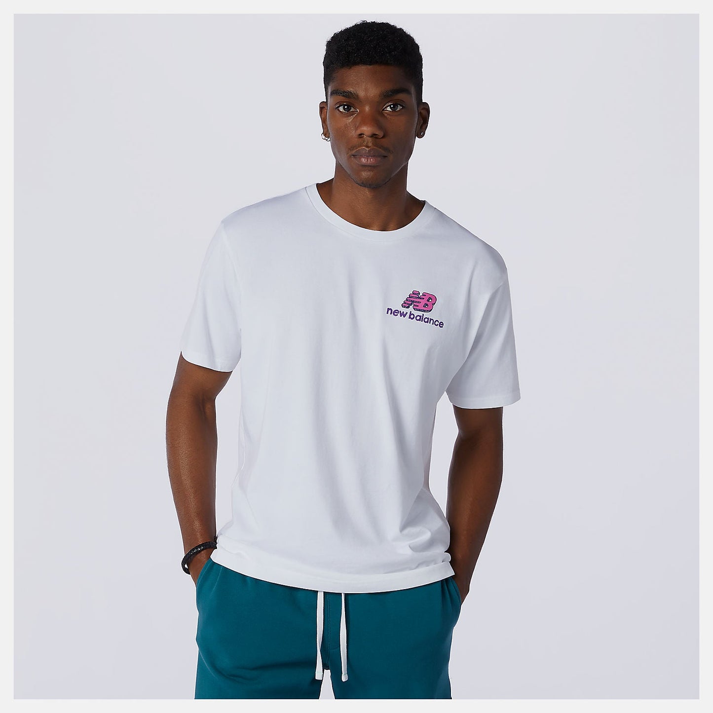 NB Athletics Clash Graphic Tee | New Balance Clothing White - Men
