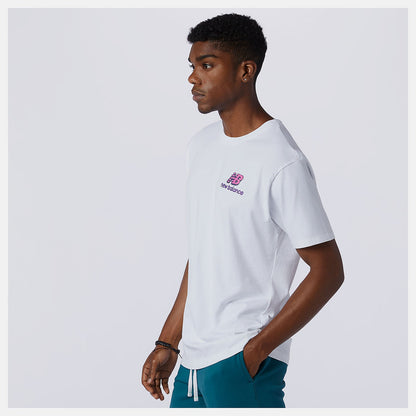 NB Athletics Clash Graphic Tee | New Balance Clothing White - Men