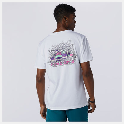 NB Athletics Clash Graphic Tee | New Balance Clothing White - Men