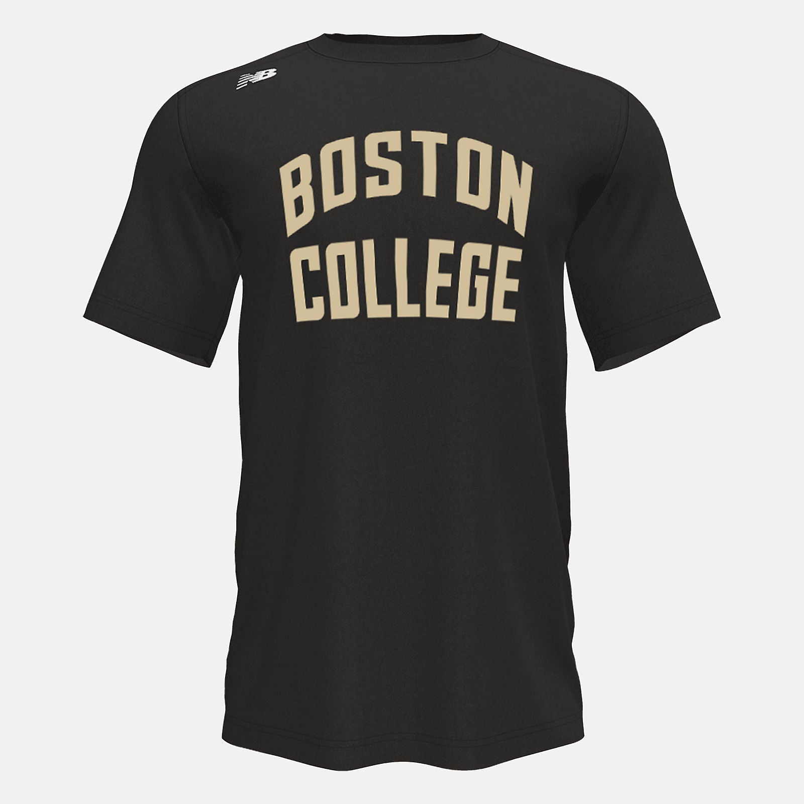Short Sleeve Tech Tee(Boston College) | New Balance Clothing Team Black - Men