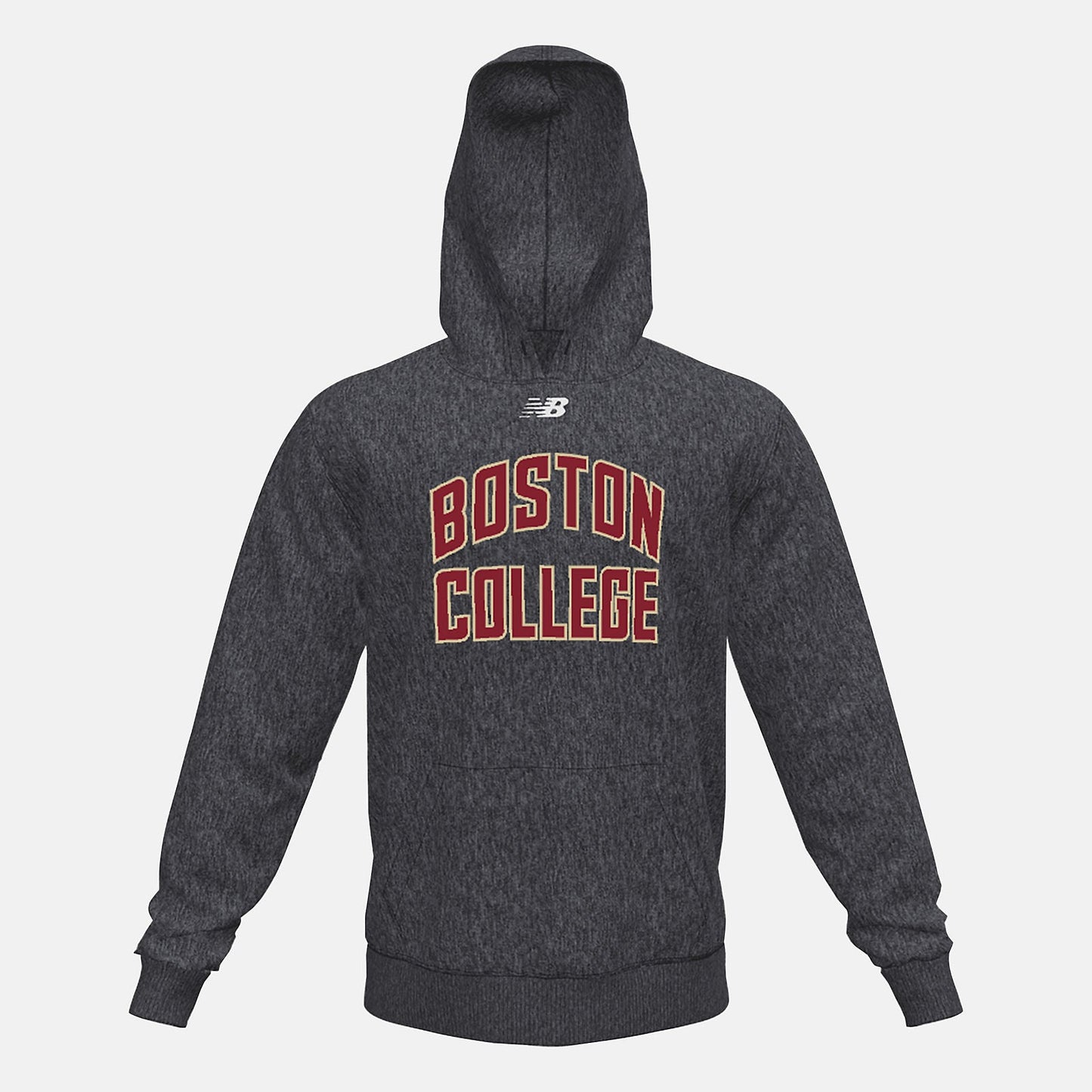 NB Fleece Hoody(Boston College) | New Balance Clothing Black Heather - Men