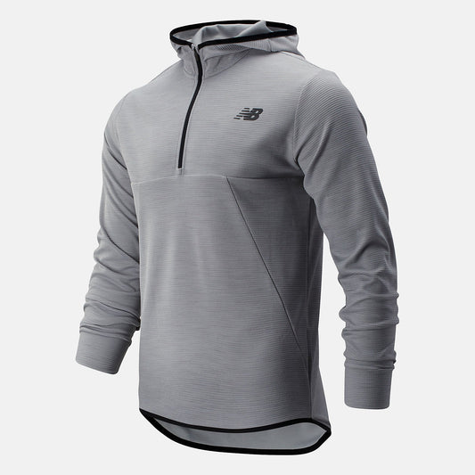 Tenacity Hooded QTR Zip | New Balance Clothing Athletic Grey - Men
