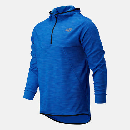 Tenacity Hooded QTR Zip | New Balance Clothing Cobalt Blue - Men