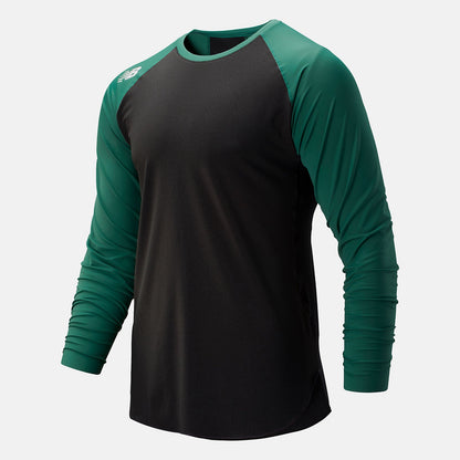 4040 Select Top | New Balance Clothing Team Dark Green/Grey and Black - Men