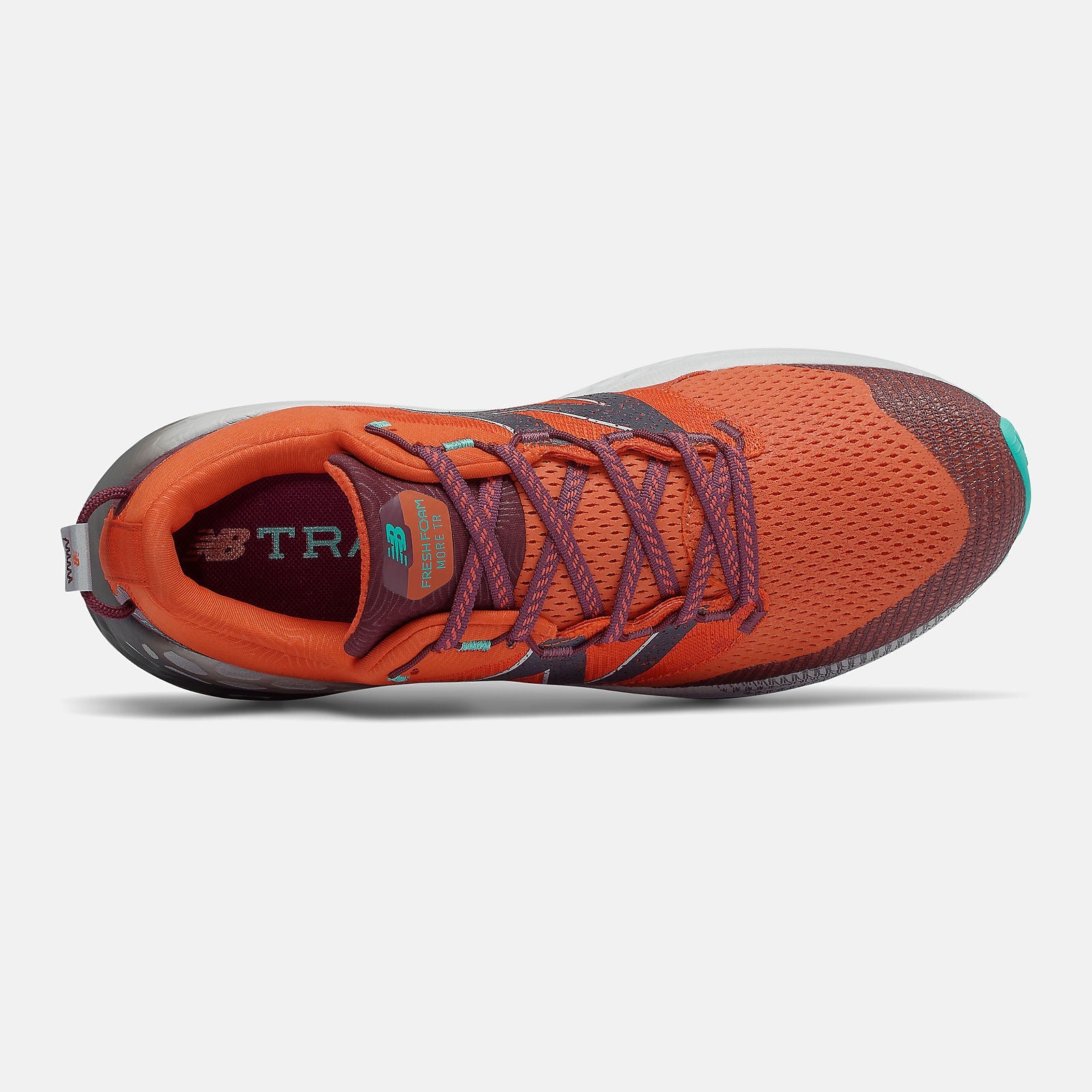 Fresh Foam More Trail v1 | New Balance Shoes Dark Blaze/Mulberry - Men