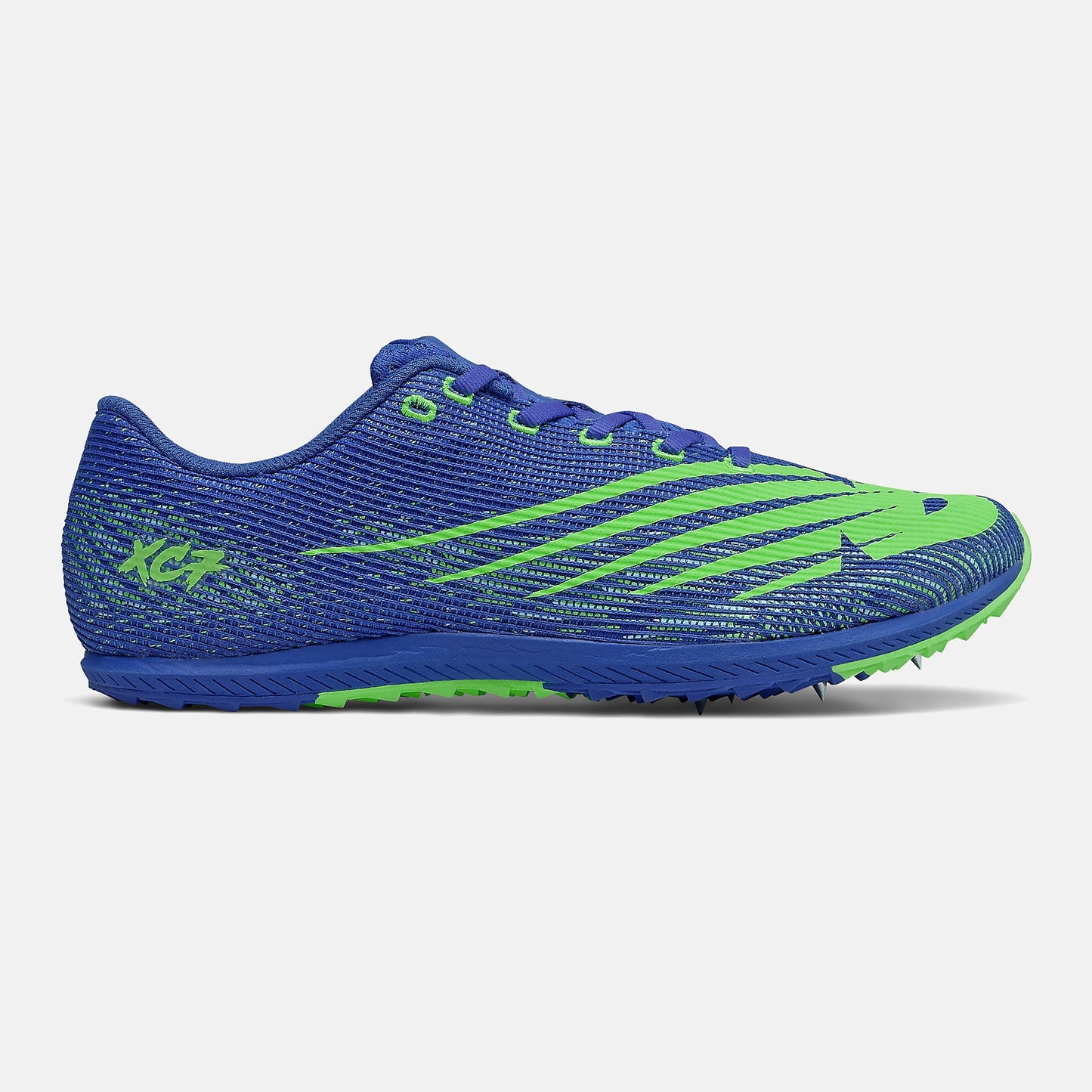 XC Seven v3 | New Balance Shoes Cobalt Blue/Lime Green - Men