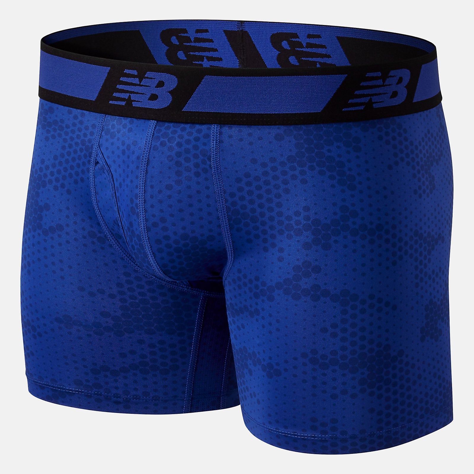 NB Dry 6 Inch Boxer Brief 2 Pack | New Balance Accessories Black/Team Royal - Men