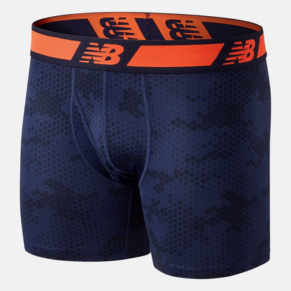 NB Dry 6 Inch Boxer Brief 2 Pack | New Balance Accessories Pigment/Pigment Print - Men