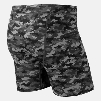 Premium 6 Inch Pocket Boxer Brief 1 Pair | New Balance Accessories Black/Digital Camo - Men