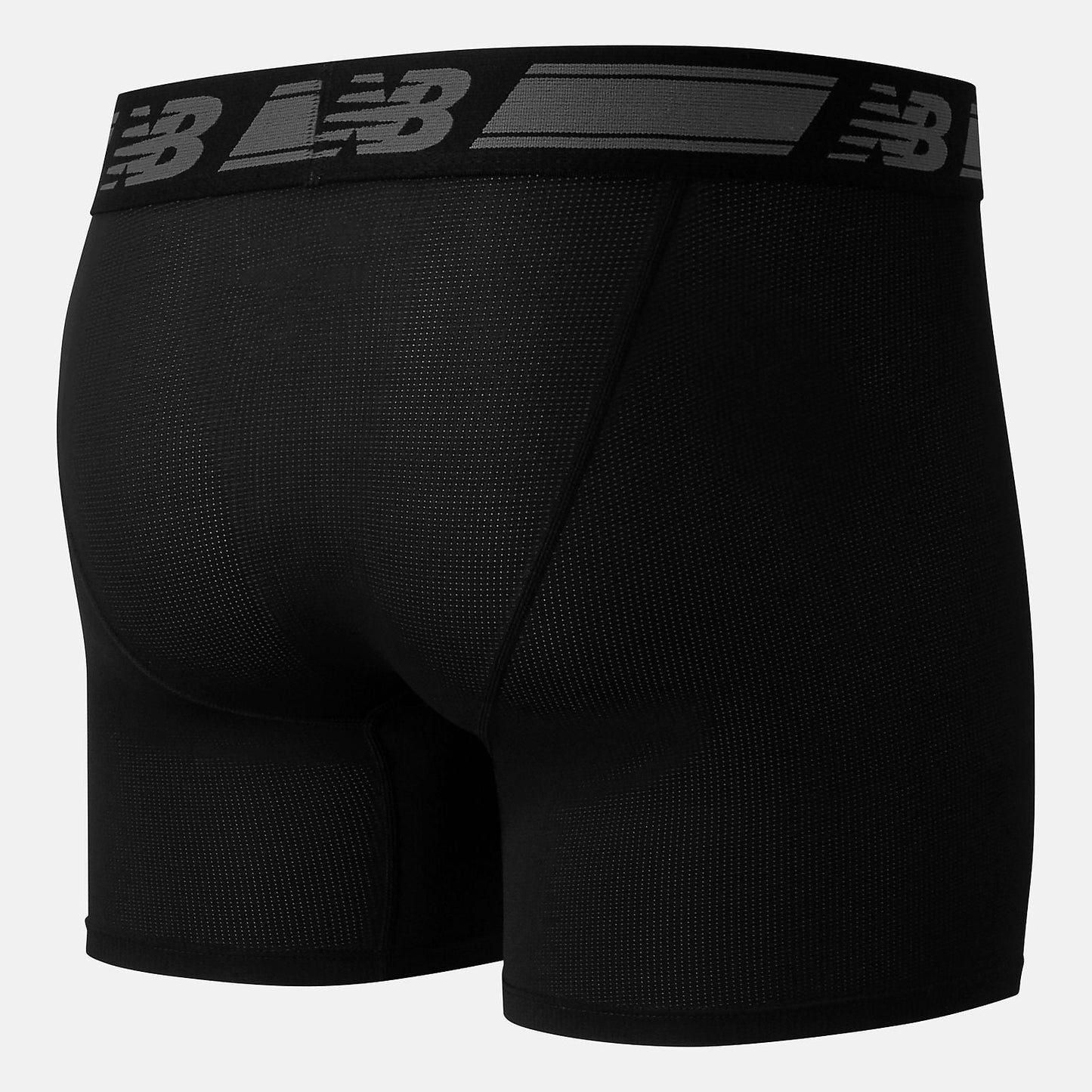 Men Mesh 6 Inch Boxer Brief 2 Pack | New Balance Accessories Black - Men