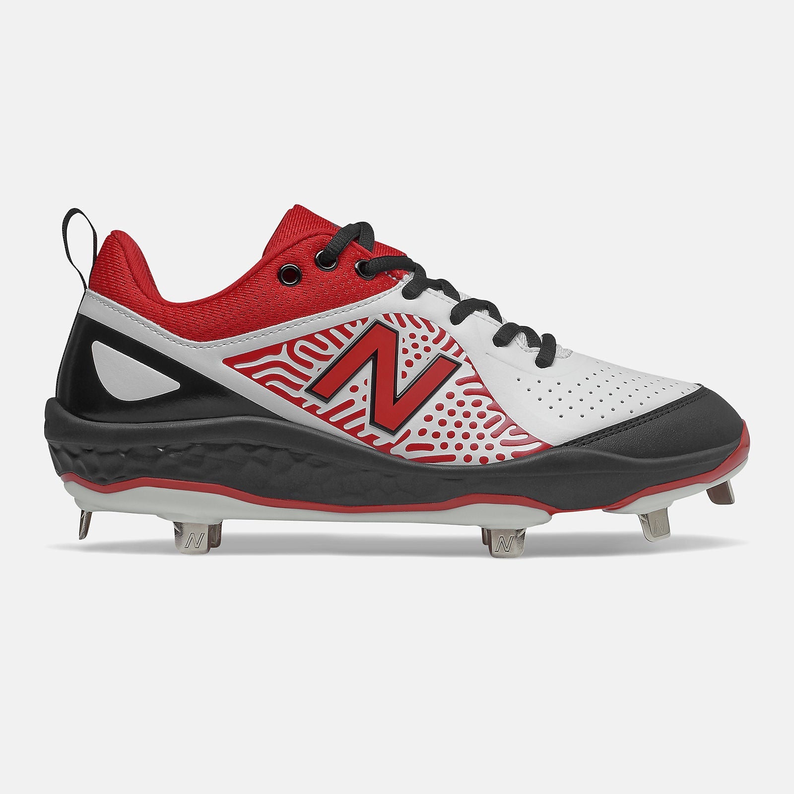 Fresh Foam Velo v2 | New Balance Shoes Black/Red and White - Women