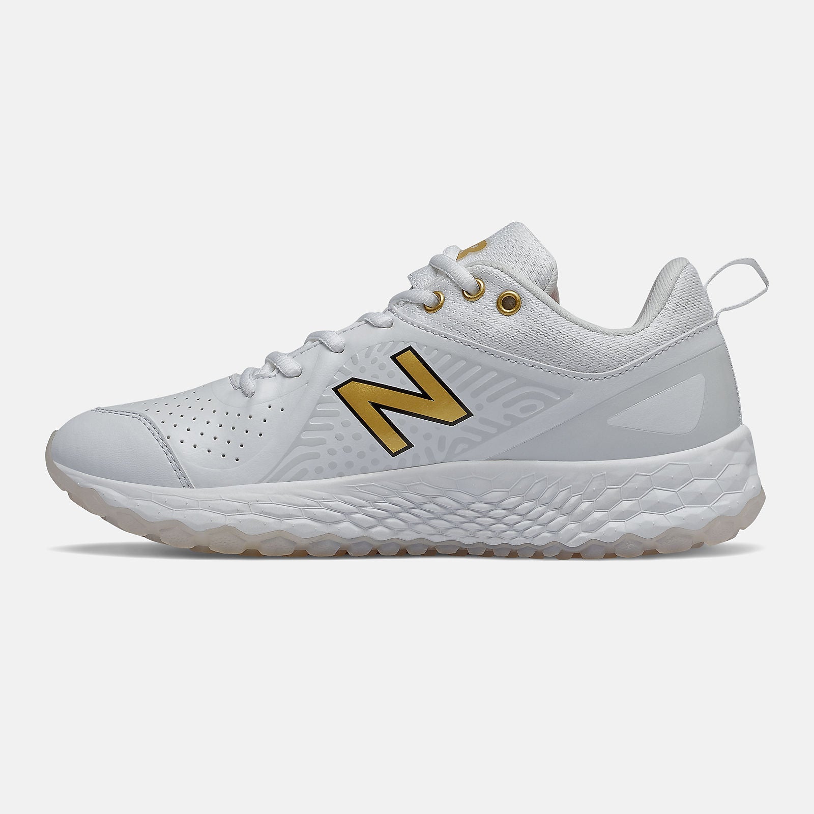 Fresh Foam Velo v2 Turf | New Balance Shoes White/Gold - Women