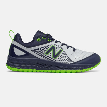 Fresh Foam Velo v2 Turf | New Balance Shoes Team Navy/Lime Green and White - Women