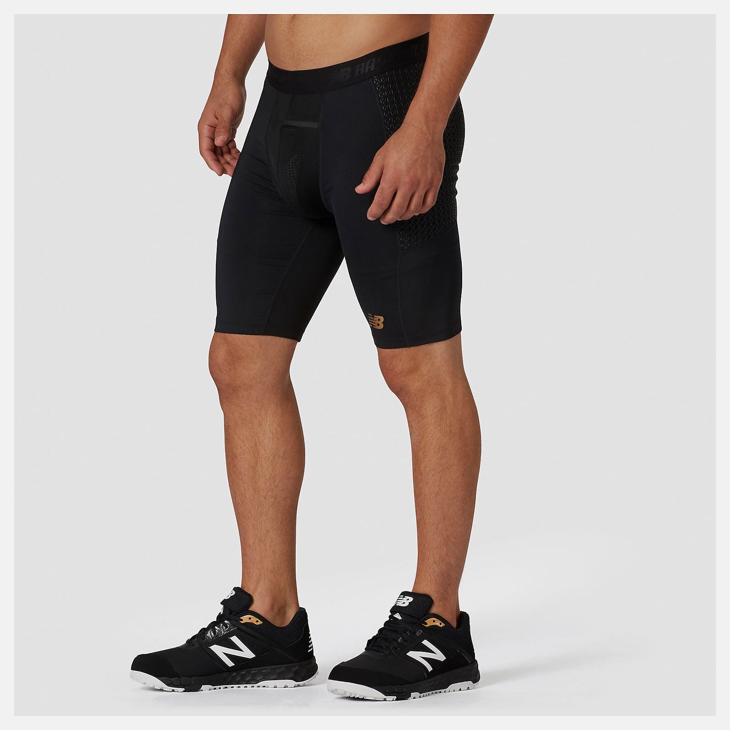 4040 Compression Slider Short | New Balance Clothing Team Black - Men