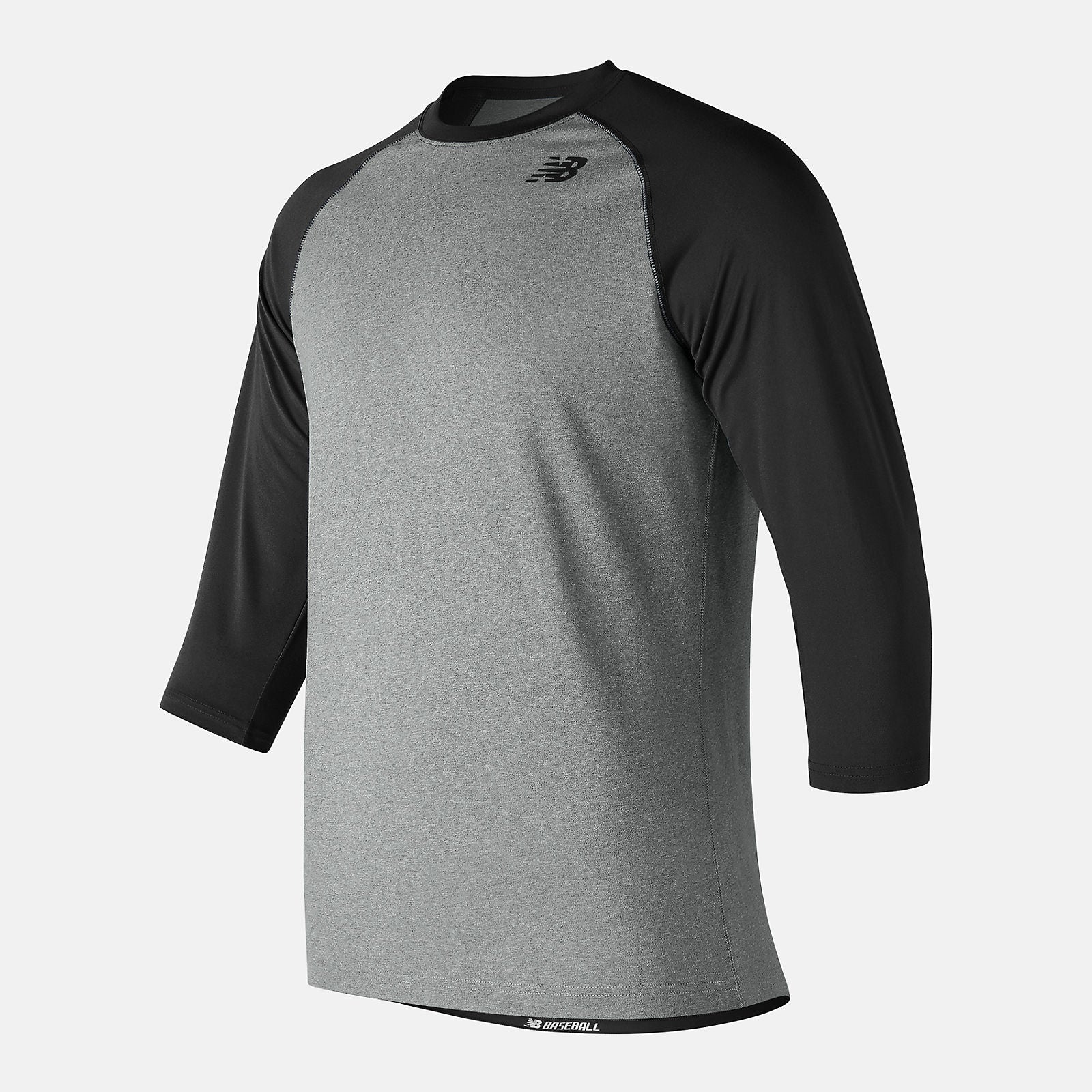 3/4 Baseball Raglan Top | New Balance Clothing Team Black - Men