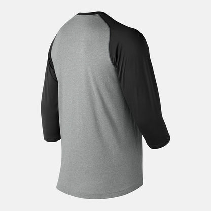 3/4 Baseball Raglan Top | New Balance Clothing Team Black - Men