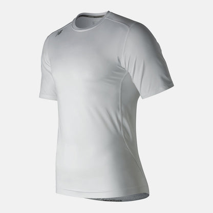 NB SS Compression Top | New Balance Clothing White - Men