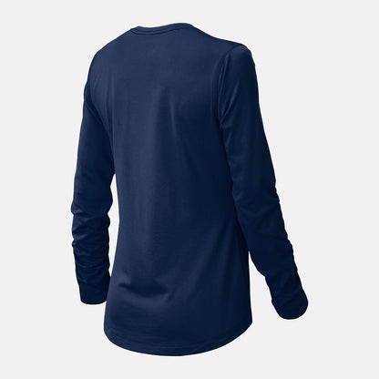 NB Long Sleeve Tech Tee | New Balance Clothing Team Navy - Women