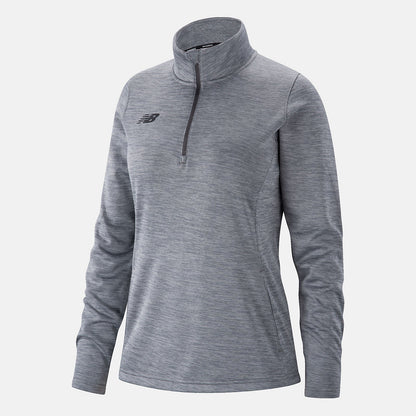 Women Thermal Half Zip | New Balance Clothing Med Heather Grey - Women