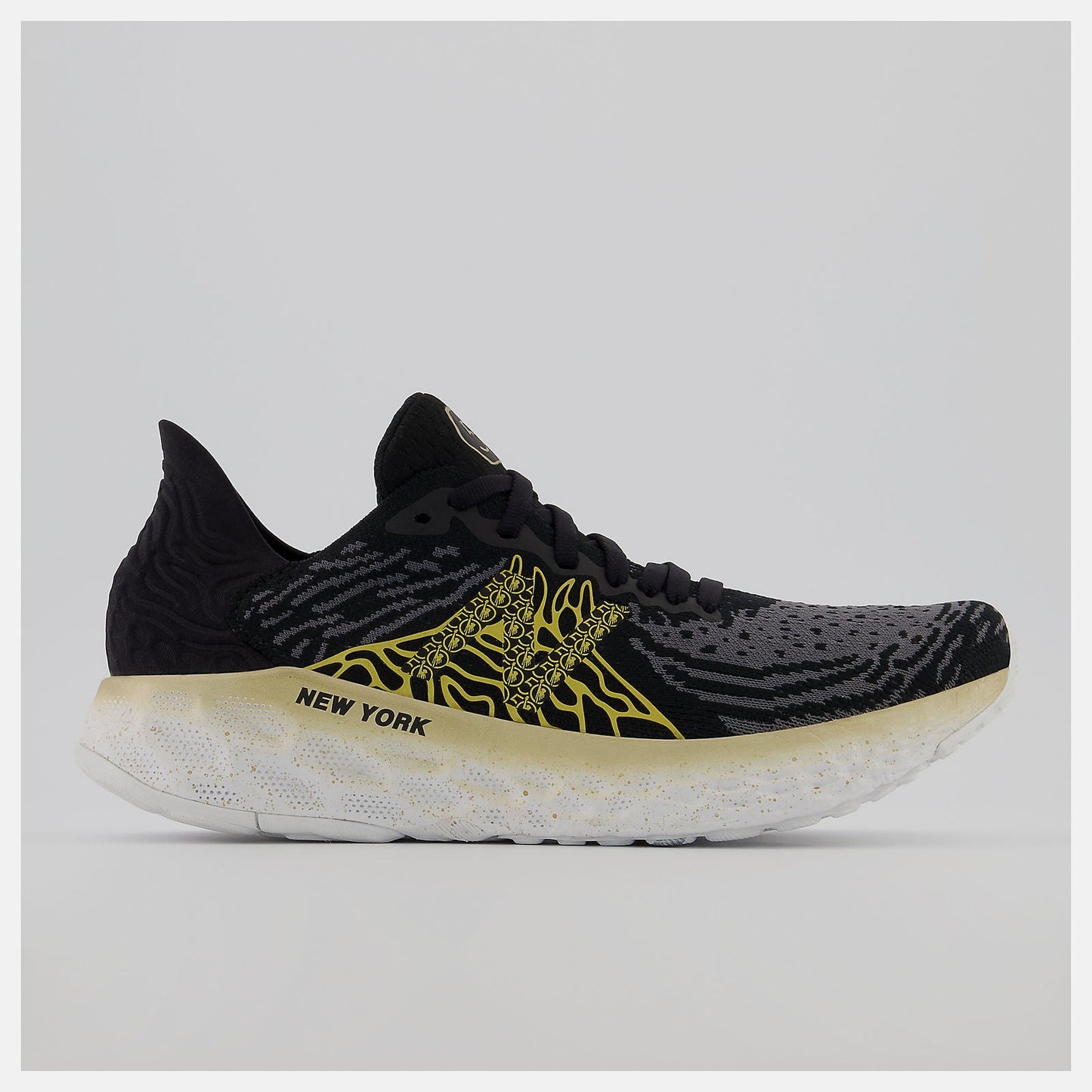 NYC Marathon Fresh Foam 1080v10 | New Balance Shoes Black/Gold Metallic - Women