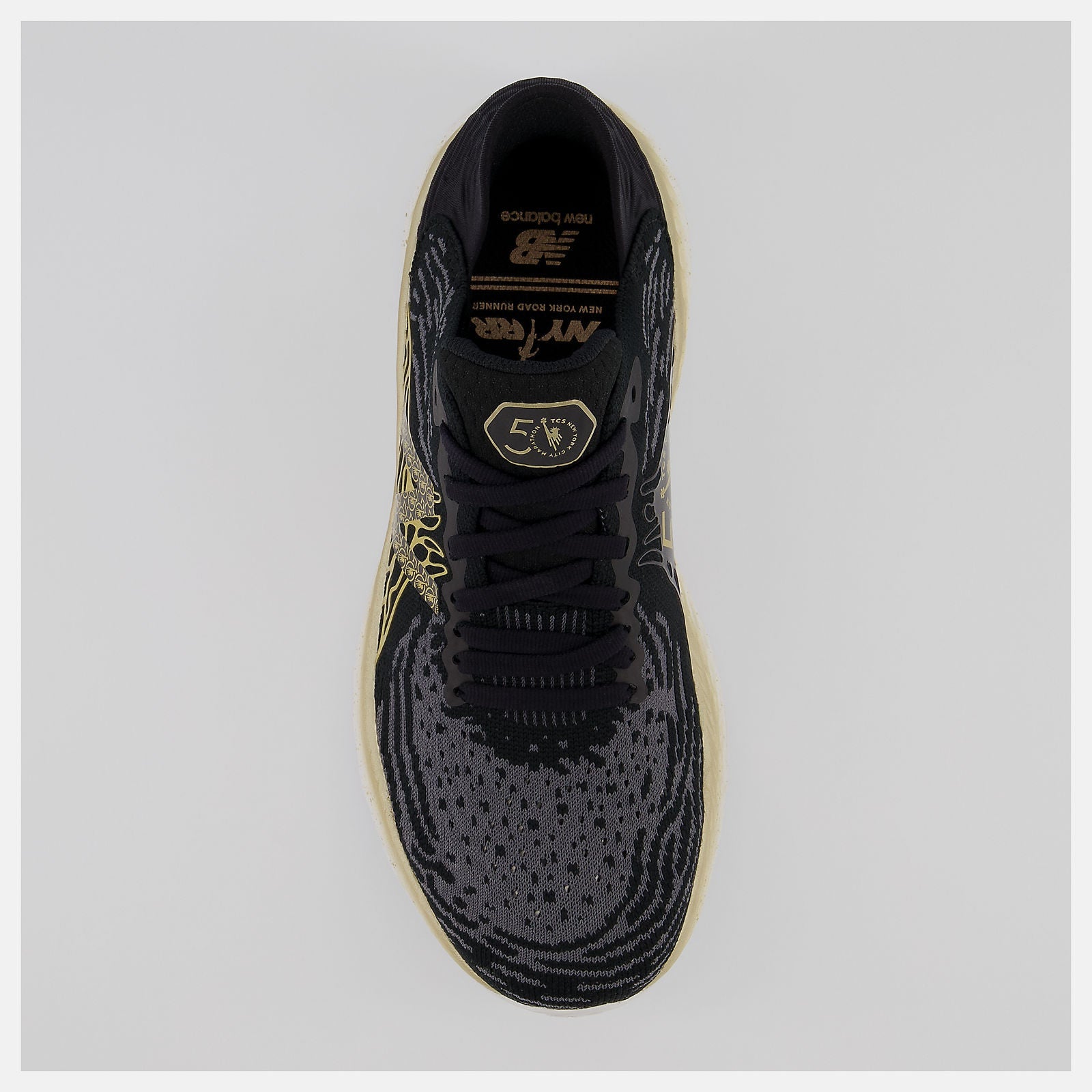 NYC Marathon Fresh Foam 1080v10 | New Balance Shoes Black/Gold Metallic - Women