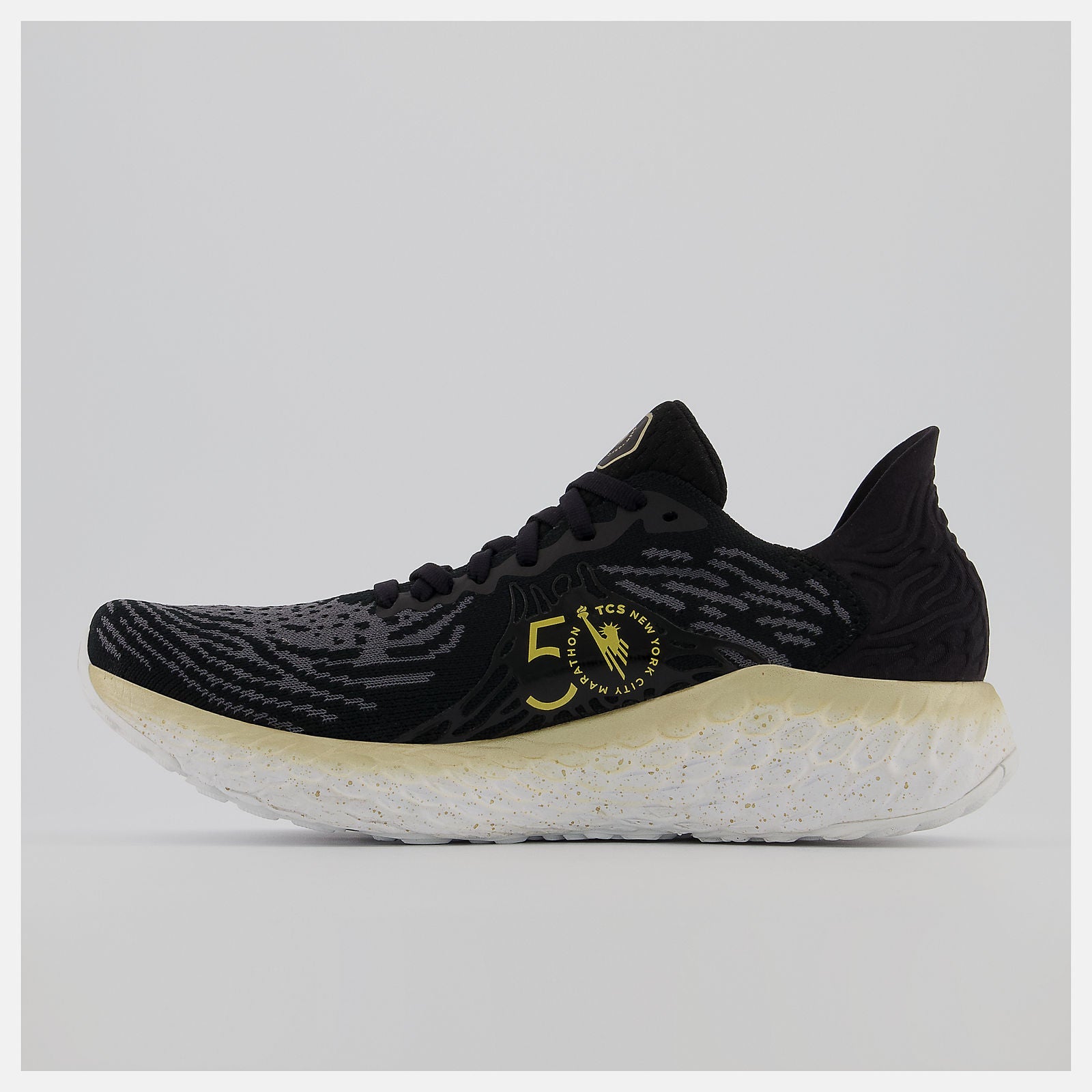NYC Marathon Fresh Foam 1080v10 | New Balance Shoes Black/Gold Metallic - Women