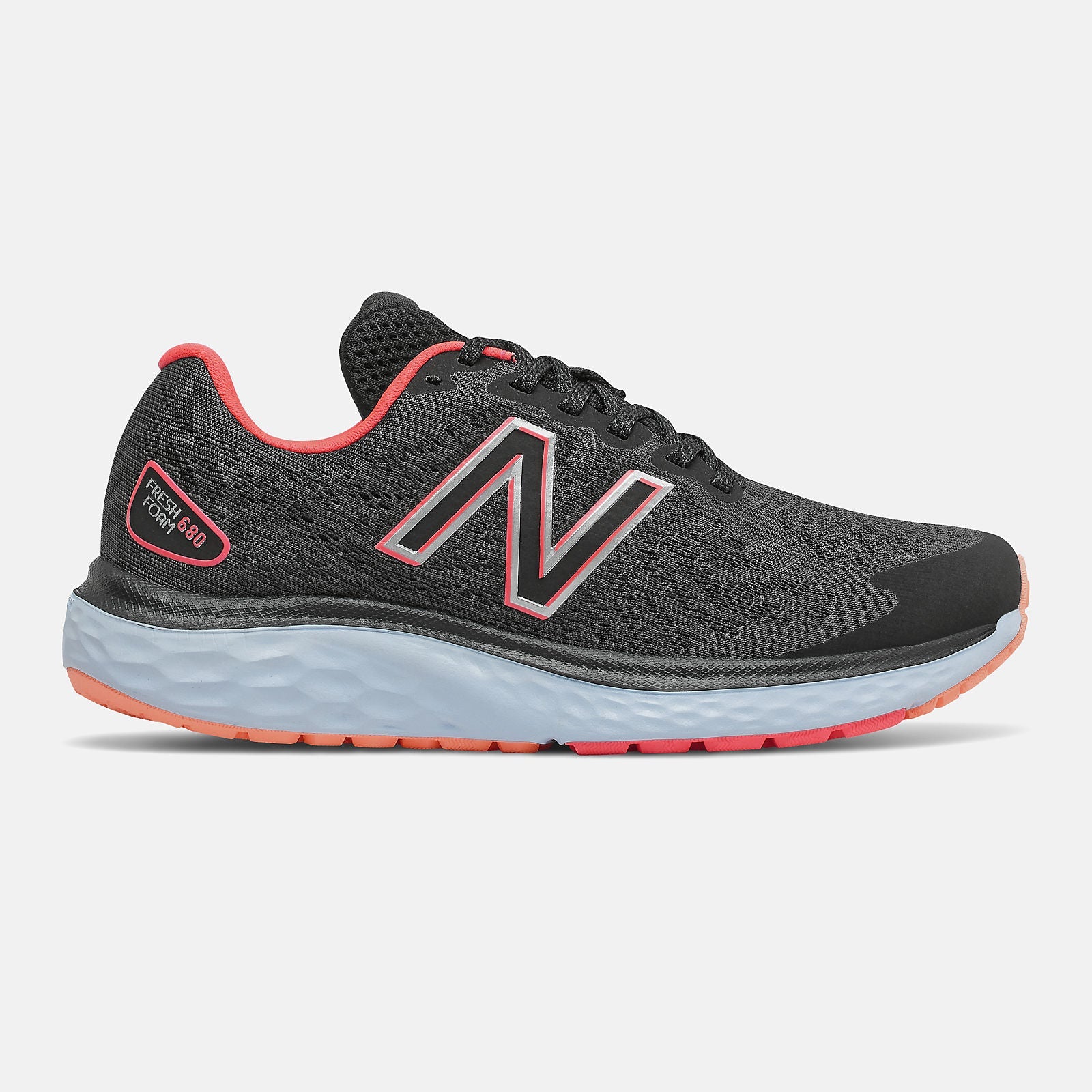 Fresh Foam 680v7 | New Balance Shoes Black/Vivid Coral - Women