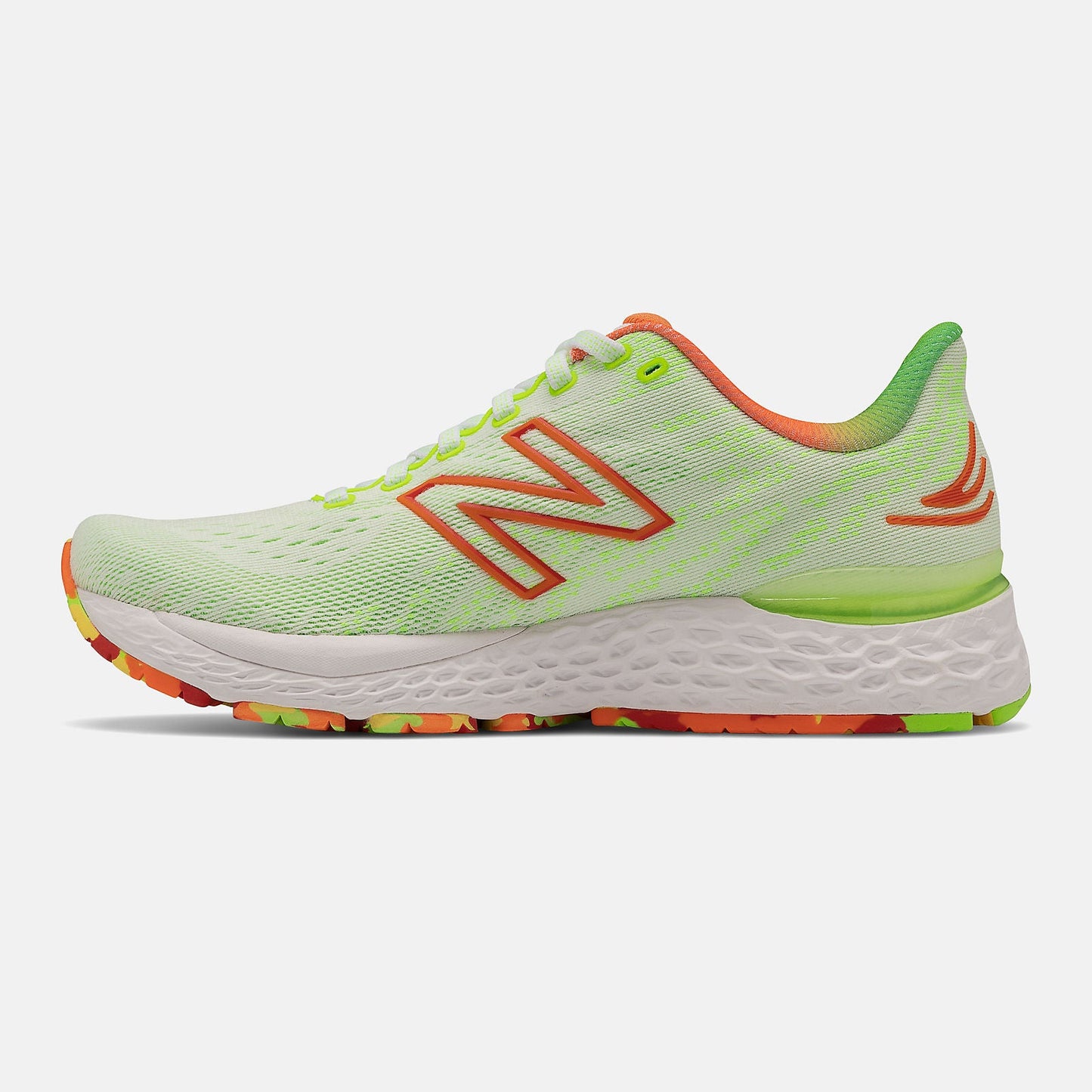 Fresh Foam 880v11 | New Balance Shoes White/Energy Lime - Women